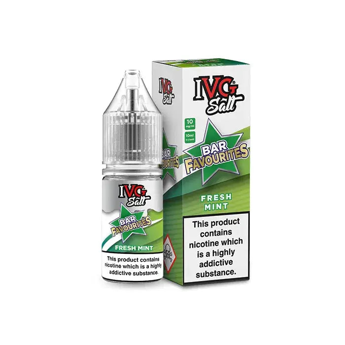 IVG Bar Favourites Fresh Mint Nic Salt 10mg