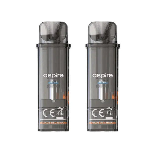 Aspire Gotek Refillable Pods 0.8ohm 2 Pack Replacement Vape Cartridges for Aspire Gotek Series. 2ml E Liquid Capacity. TPD Compliant for UK Market. Built-in Coil for Smooth MTL Vaping