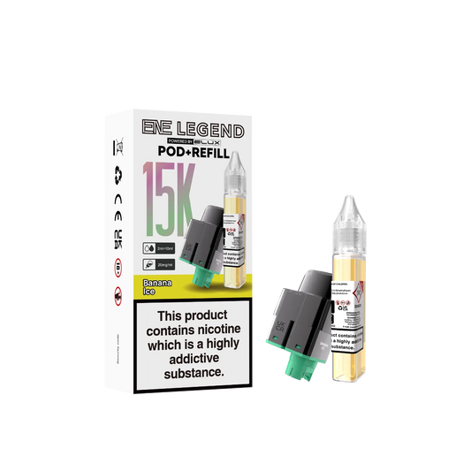 Banana Ice flavour ENE Legend 15K refill pods