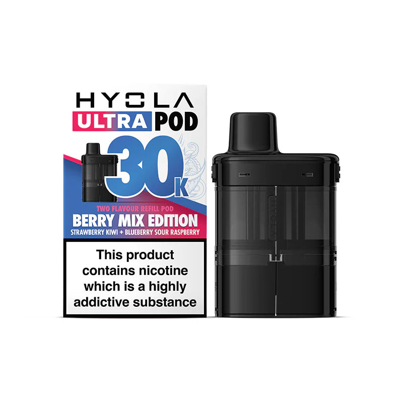 Berry Mix Edition Flavour Hyola 30k Pre-filled replacement pods and Hyola 30000 Refill Pods