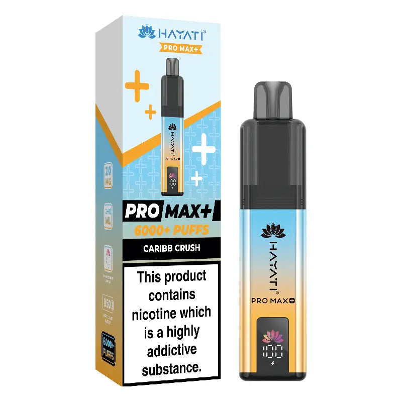 Caribb Crush Flavour Hayati Pro Max Plus 6000 Puff Prefilled Pod Kit