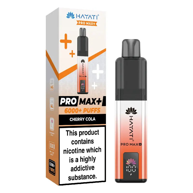 Cherry Cola Flavour Hayati Pro Max Plus 6000 Puff Prefilled Pod Kit