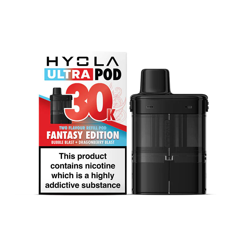 Fantasy Edition Flavour Hyola 30k Pre-filled replacement pods and Hyola 30000 Refill Pods