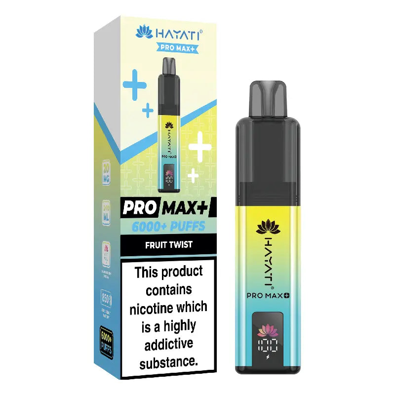 Fruit Twist Flavour Hayati Pro Max Plus 6000 Puff Prefilled Pod Kit