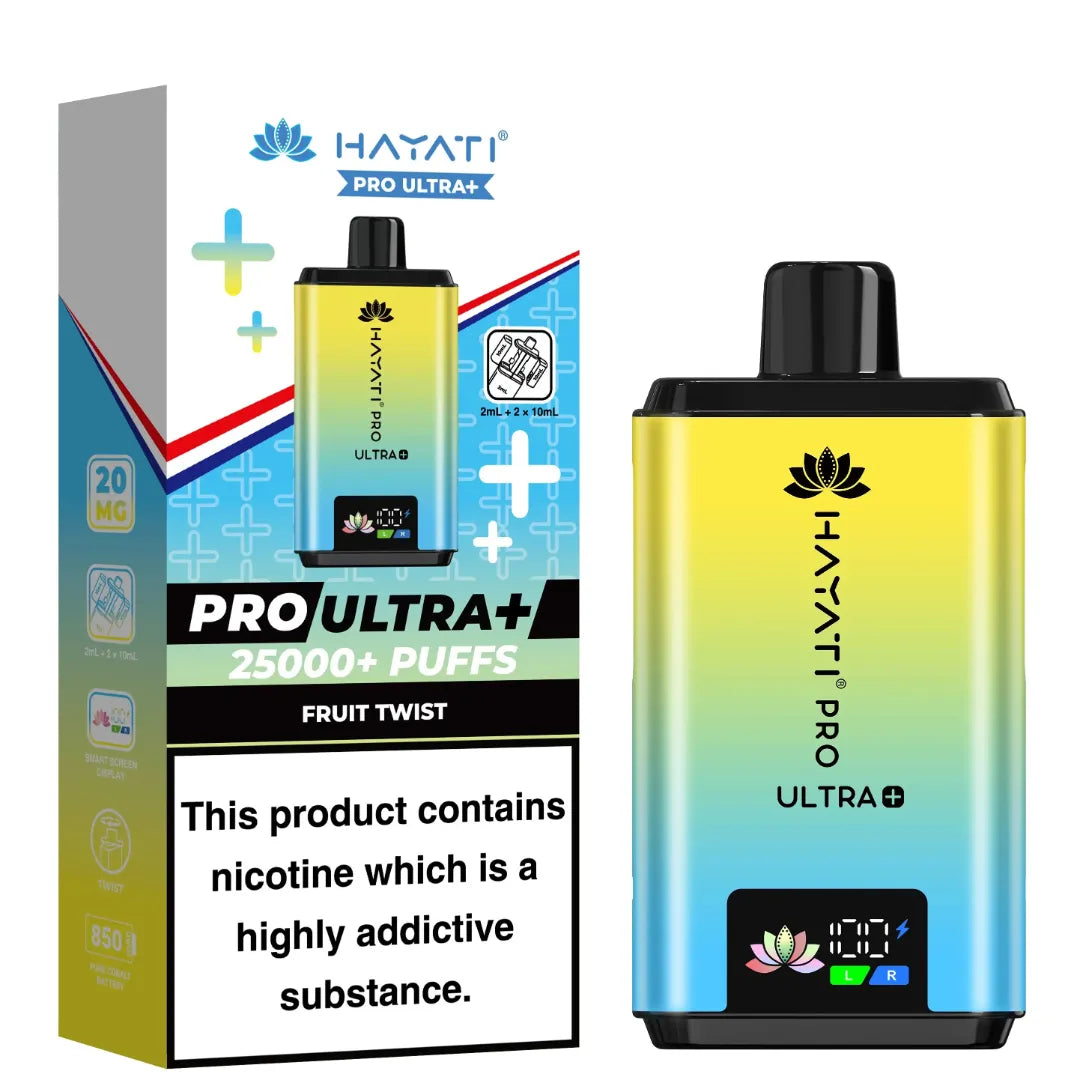 Fruit Twist Flavour Hayati Pro Ultra Plus 25k Puff Prefilled Pod Kit