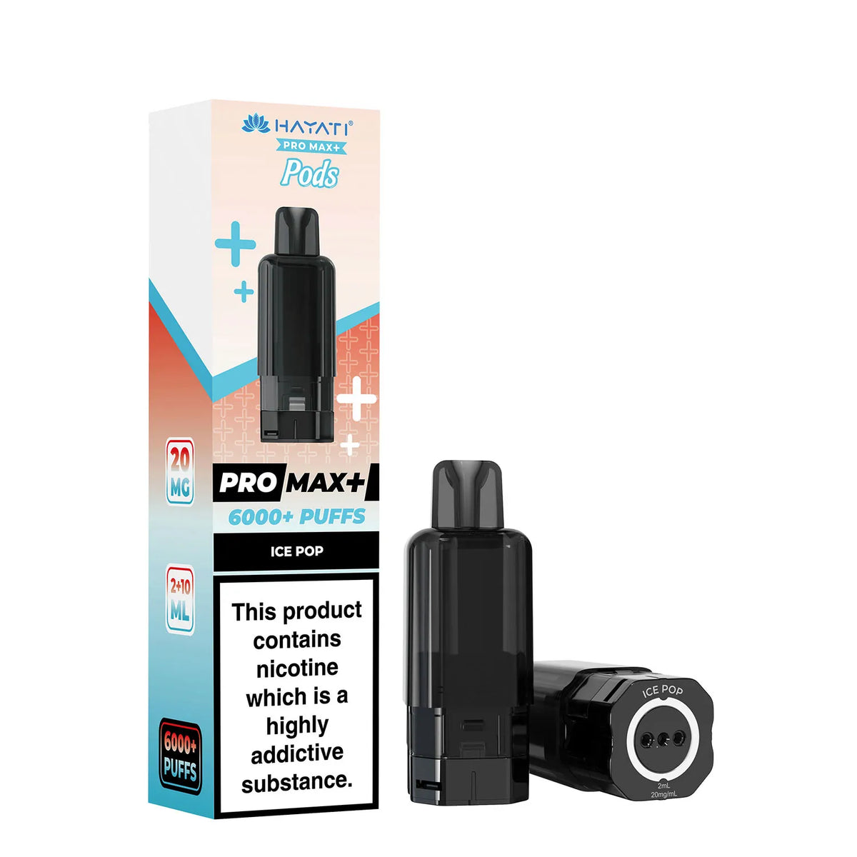 Ice Pop Flavour Hayati Pro Max Plus 6000 Pre-Filled Replacement Pods and Hayati 6000 Refill Pods