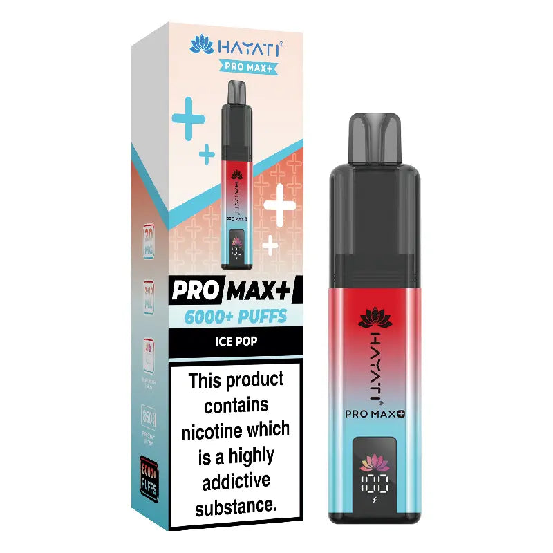 Ice Pop Flavour Hayati Pro Max Plus 6000 Puff Prefilled Pod Kit