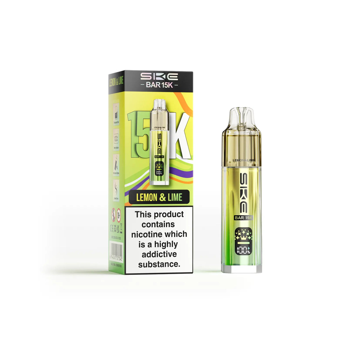 Lemon Lime SKE Bar 15K Puff Pod Kit