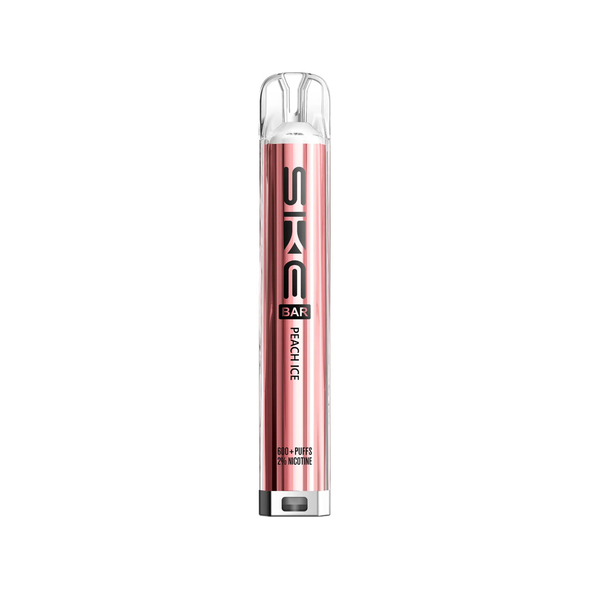 Peach Ice Flavour SKE Crystal Bar 600 puff prefilled pod kit