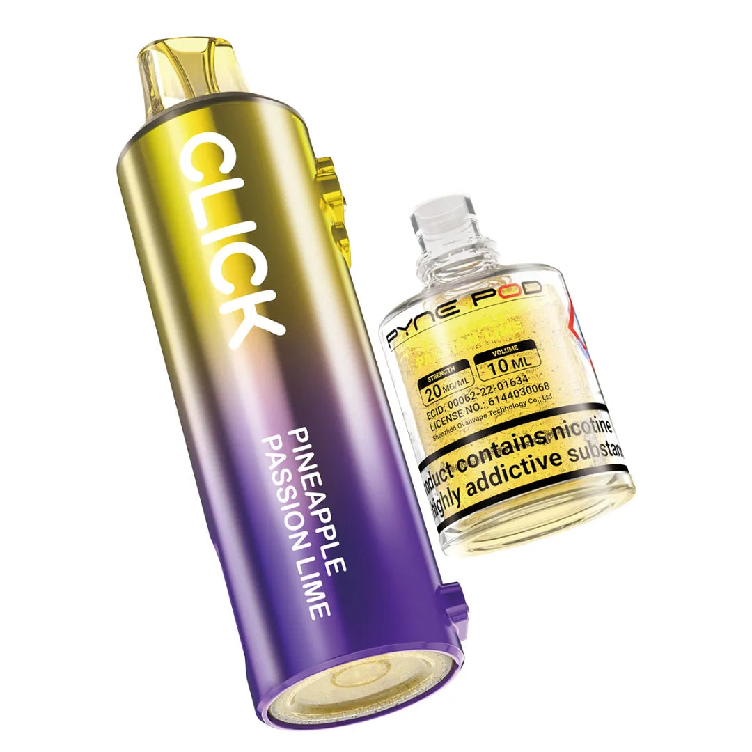 Pineapple Passion Lime flavour Pyne Pod Click refill pod