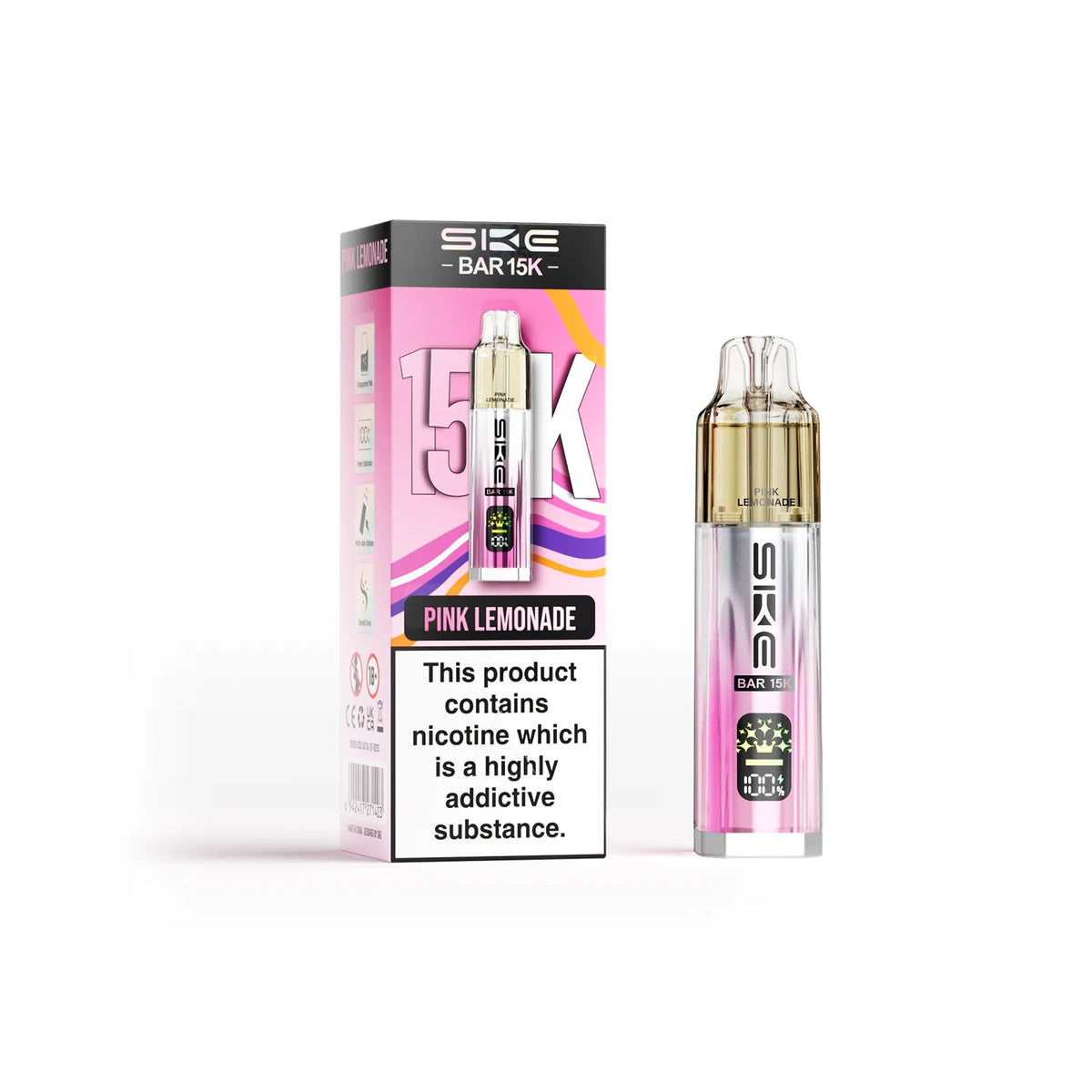 Pink Lemonade SKE Bar 15K Puff Prefilled Pod Vape Kit