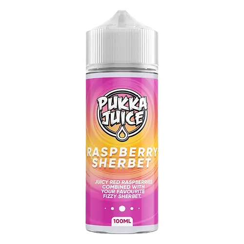 Pukka Juice Raspberry Sherbet E Liquid 100ml Shortfill 70VG/30PG