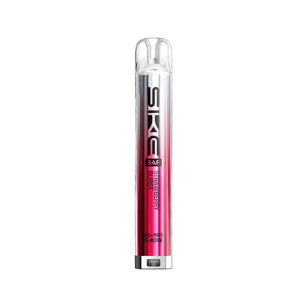 Strawberry Burst Flavour SKE Crystal Bar 600 puff prefilled pod kit