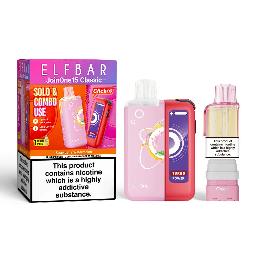 Elf Bar Pod Vape Kit JoinOne 15 Classic Strawberry Watermelon