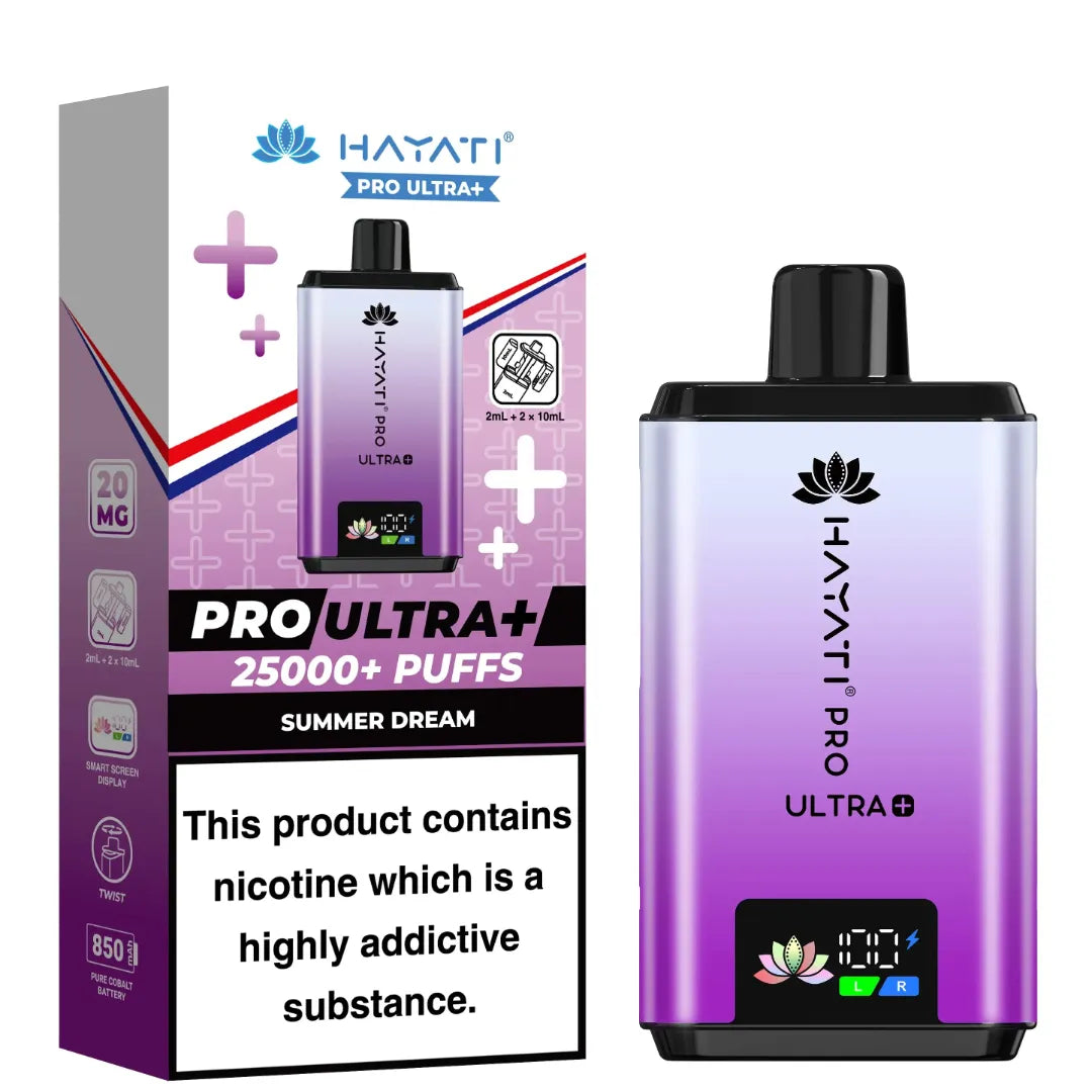 Summer Dream Flavour Hayati Pro Ultra Plus 25k Puff Prefilled Pod Kit