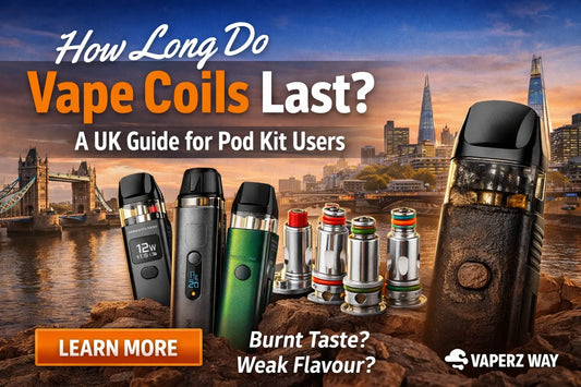 How long vape coils last UK guide with pod kit devices and replacement vape coils