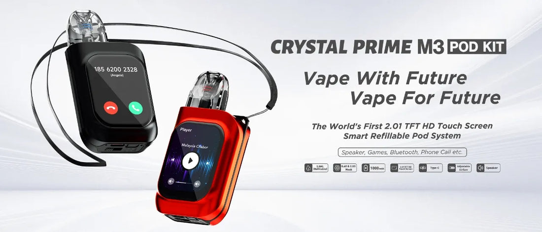 Crystal Prime M3 Smart Pod Kit Review Vaperz Way Crystal Prime M3 Smart Pod Kit Review Vaperz Way
