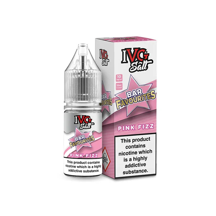 IVG Bar Favourites Pink Fizz Nic Salt 10mg