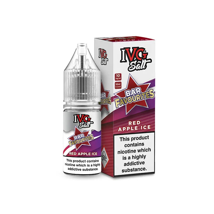 IVG Bar Favourites Red Apple Ice Nic Salt 10mg