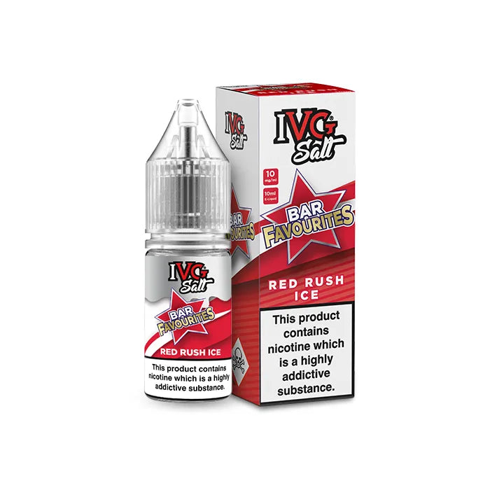 IVG Bar Favourites Red Rush Ice Nic Salt 10mg