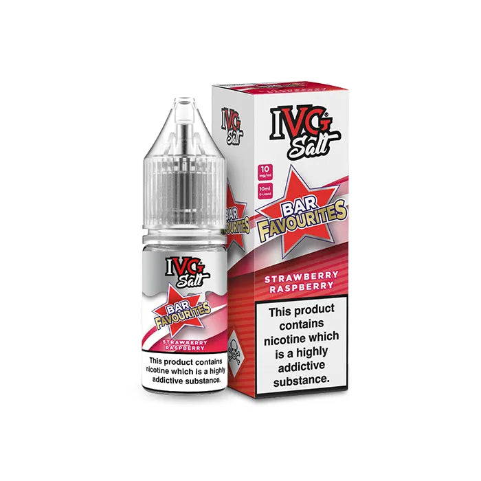 IVG Bar Favourites Strawberry Raspberry Nic Salt 10mg