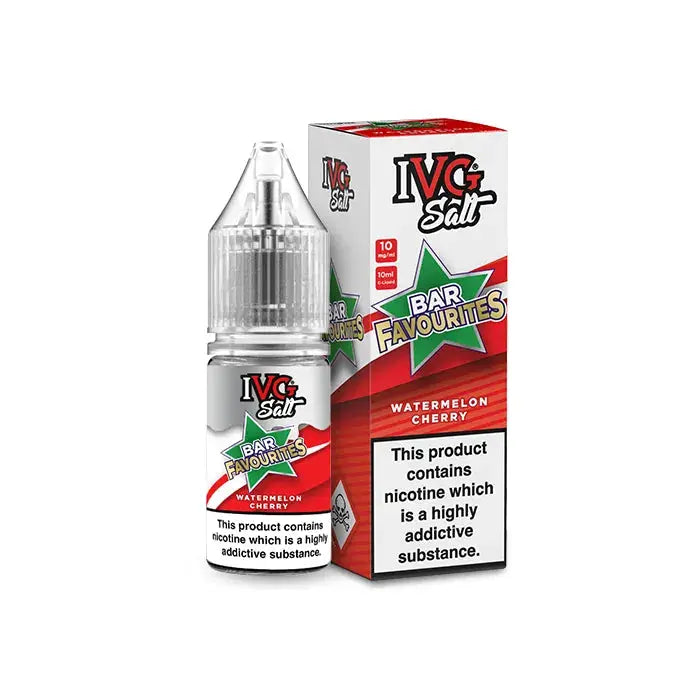 IVG Bar Favourites Watermelon Cherry Nic Salt 10mg