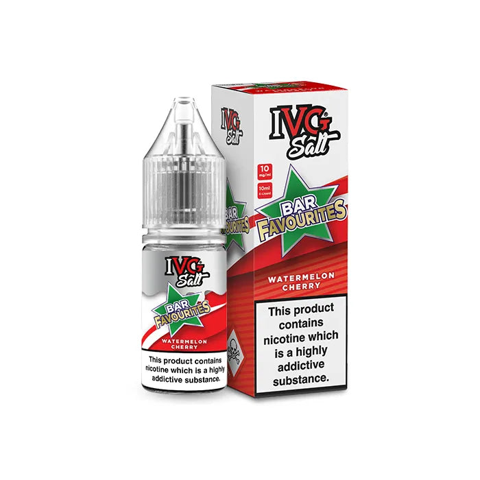 IVG Bar Favourites Watermelon Cherry Nic Salt 10mg