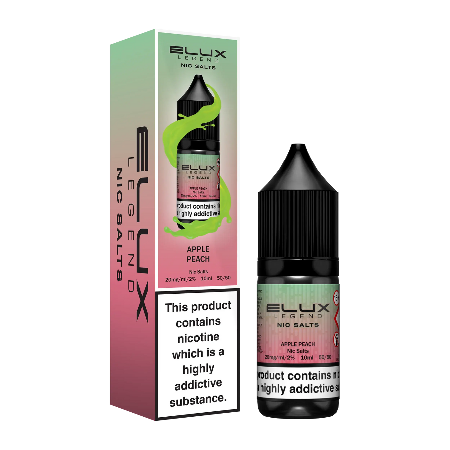 Apple Peach 20mg Elux Legend Nic Salt (6861576274023)