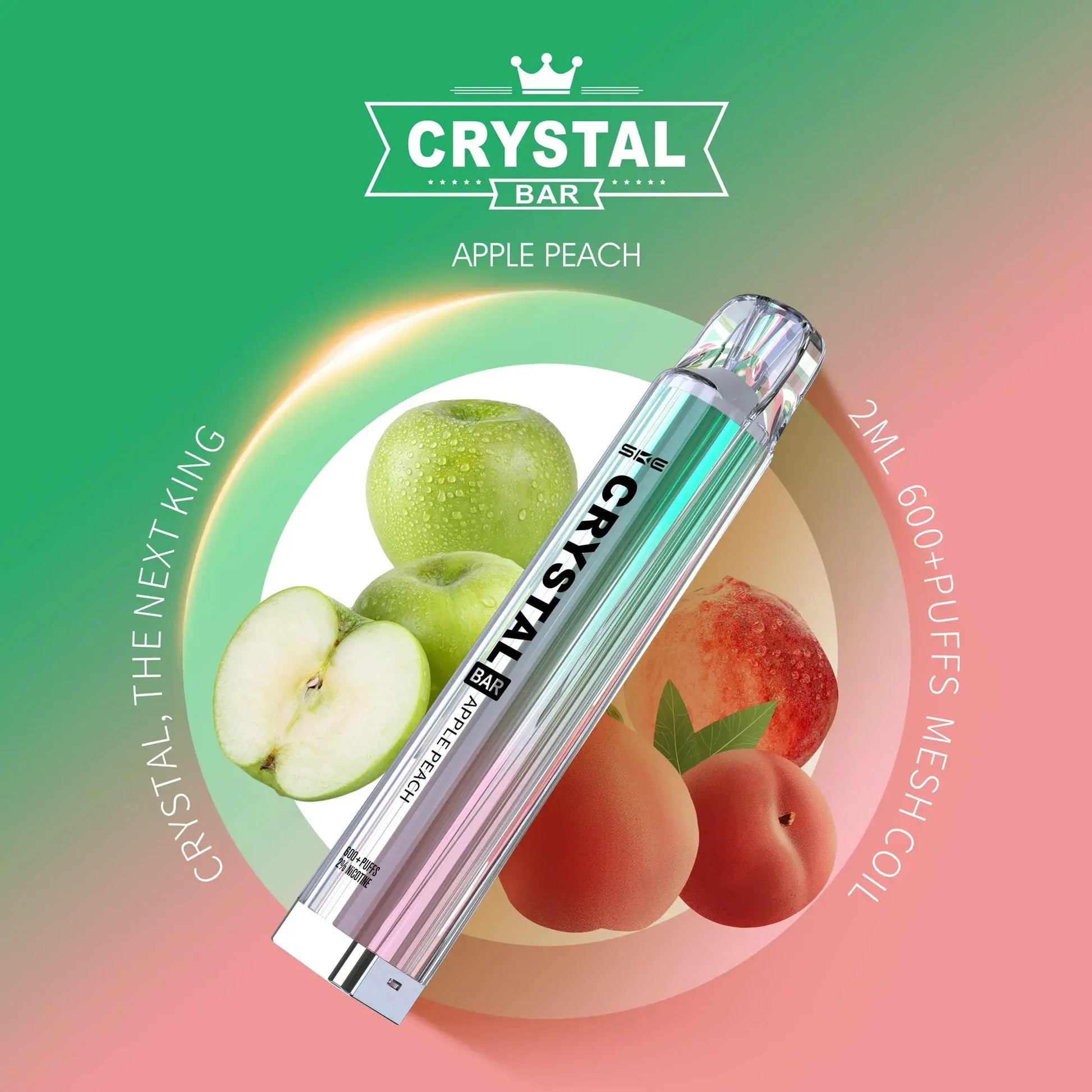 SKE Crystal 600 Puff Disposable Vape (6861487177831)