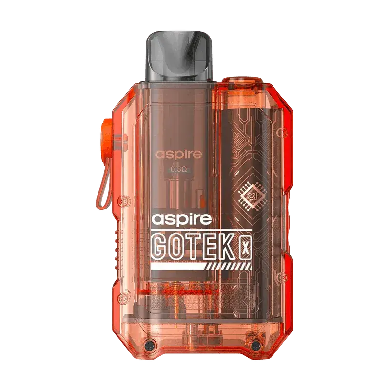 Translucent Orange Aspire Gotek X Pod Kit