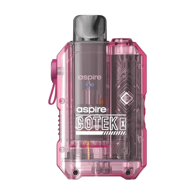 Translucent Pink Aspire Gotek X Pod Kit