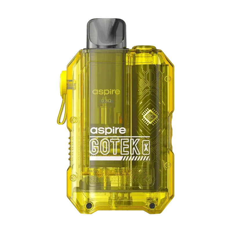 Translucent Yellow Aspire Gotek X Pod Kit