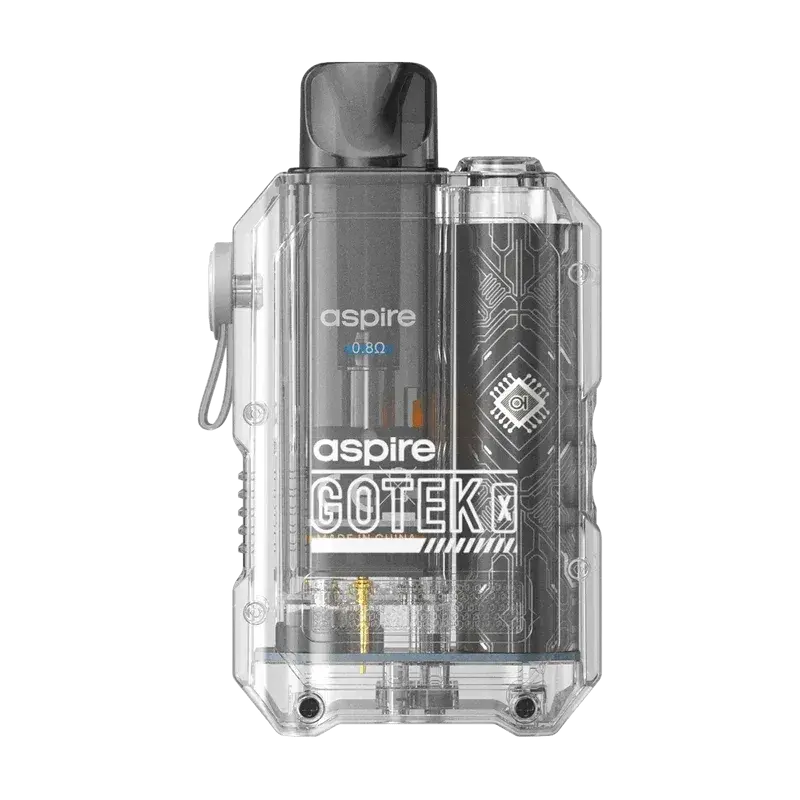 Transparent Aspire Gotek X Pod Kit