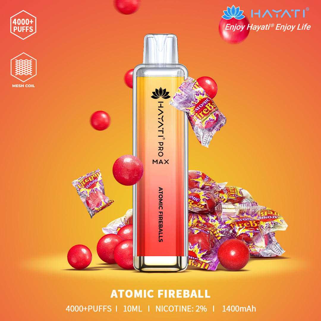 Atomic Fireball Hayati Pro Max 4000 Puff Disposable Vape