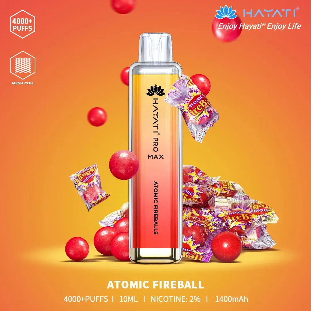 Atomic Fireball Hayati Pro Max 4000 Puff Disposable Vape