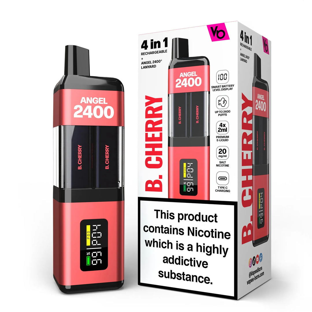 B Cherry Vape Bars Angel 4in1 2400 Puff Disposable Vape