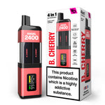 Load image into Gallery viewer, B Cherry Vape Bars Angel 4in1 2400 Puff Disposable Vape
