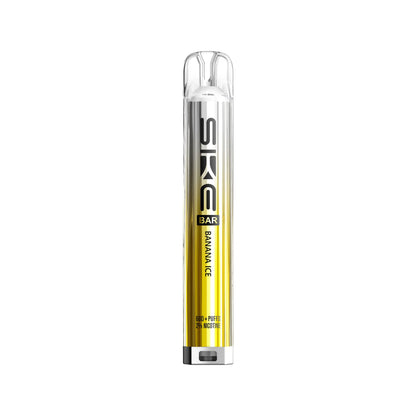 Banana Ice Flavour SKE Crystal Bar 600 puff prefilled pod kit