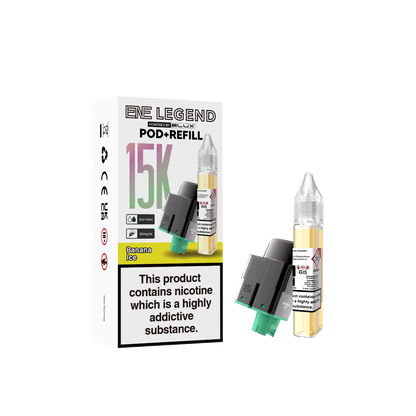 Banana Ice flavour ENE Legend 15K refill pods