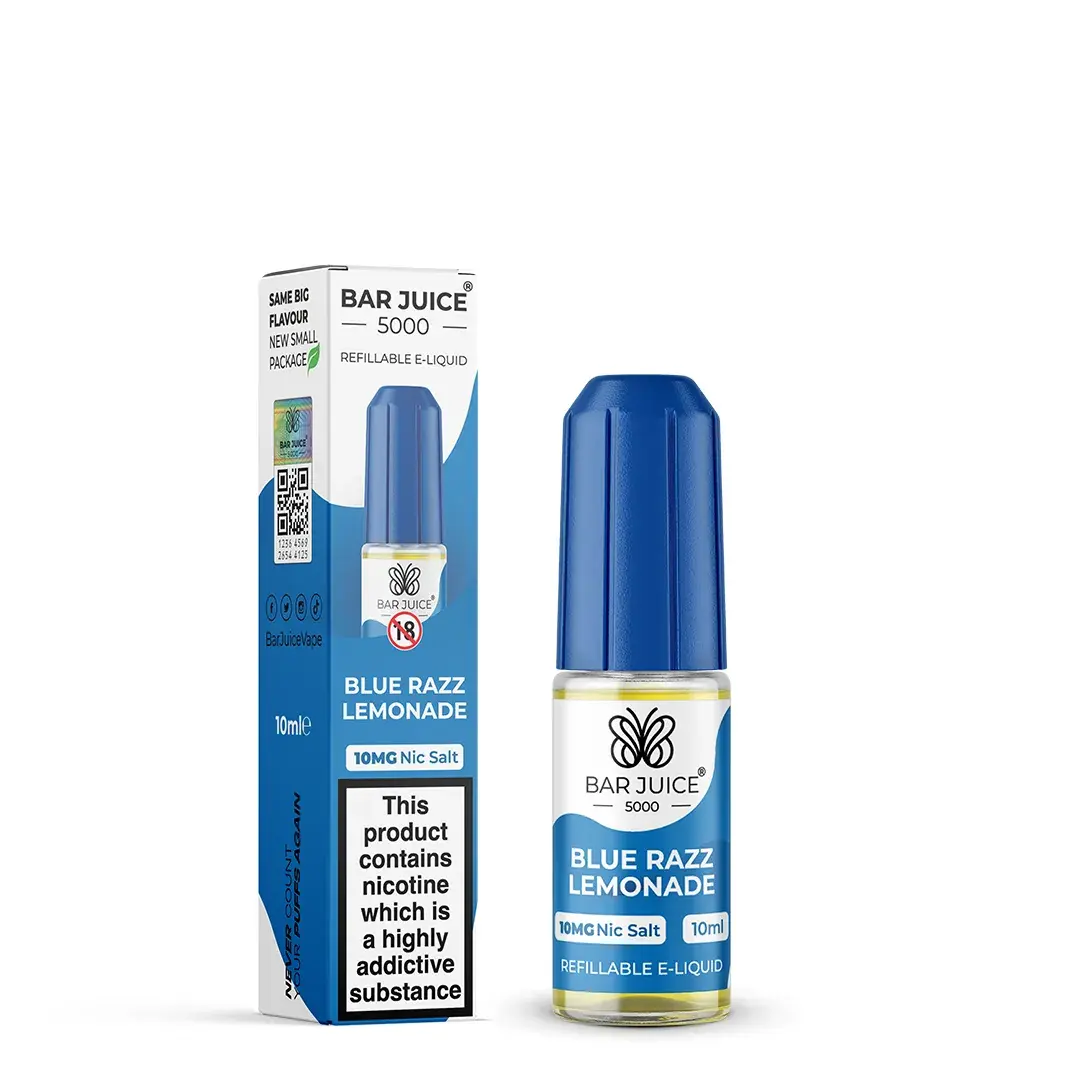 Bar Juice 5000 Blue Razz Lemonade 10mg Nic Salt