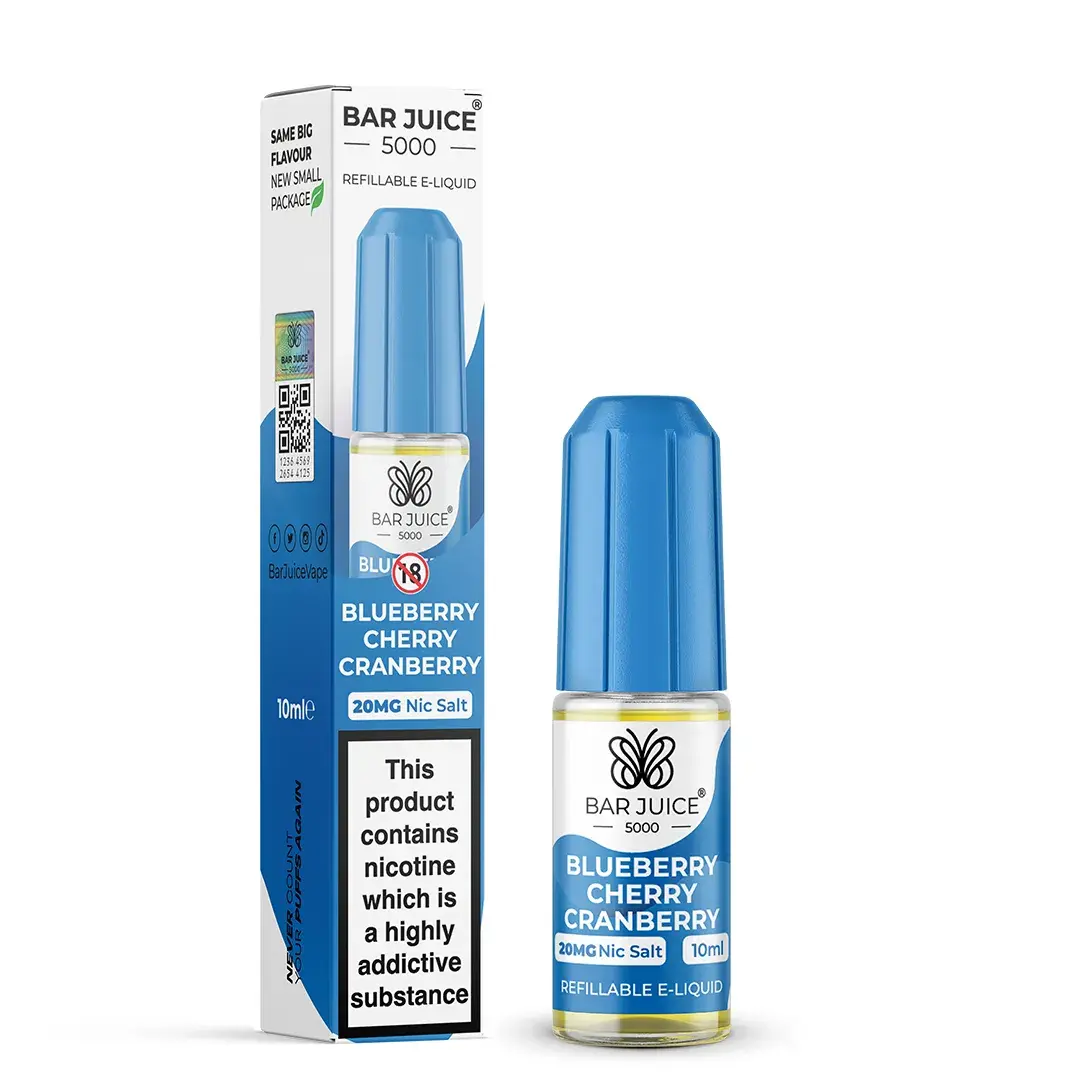 Bar Juice 5000 Blueberry Cherry Cranberry 20mg Nic Salt