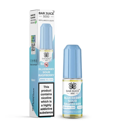 Bar Juice 5000 Blueberry Sour Raspberry 20mg Nic Salt (6861622575207)