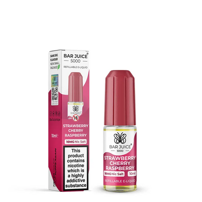 Bar Juice 5000 Strawberry Cherry Raspberry 10mg Nic Salt