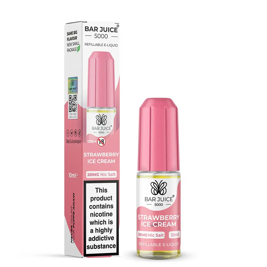 Bar Juice 5000 Strawberry Ice Cream 20mg Nic Salt