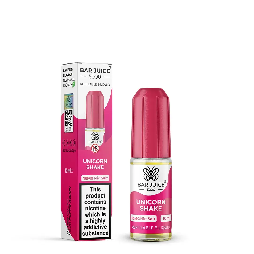 Bar Juice 5000 Unicorn Shake 10mg Nic Salt