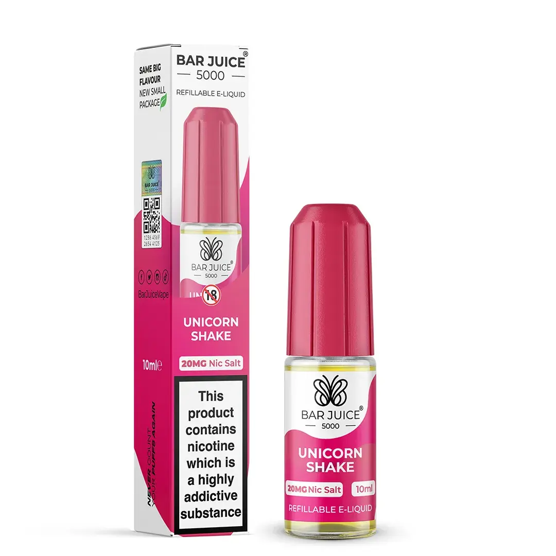 Bar Juice 5000 Unicorn Shake 20mg Nic Salt