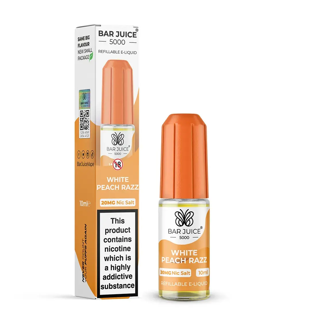 Bar Juice 5000 White Peach Razz 20mg Nic Salt