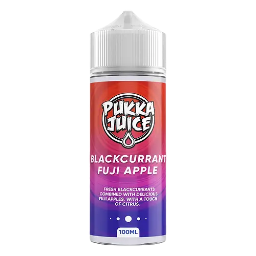 Pukka Juice Blackcurrant Fuji E Liquid 100ml Shortfill  70VG/30PG