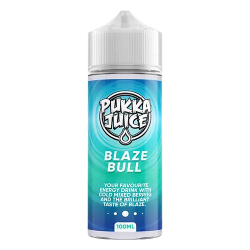 Pukka Juice Blaze Bull E Liquid 100ml Shortfill  70VG/30PG