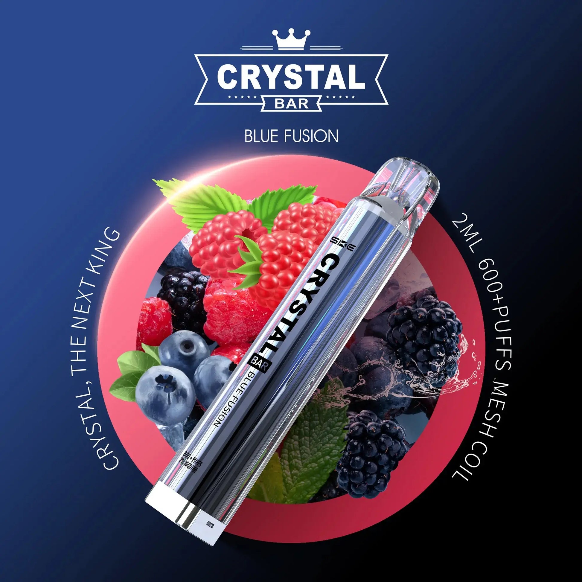 SKE Crystal 600 Puff Disposable Vape (6861487177831)